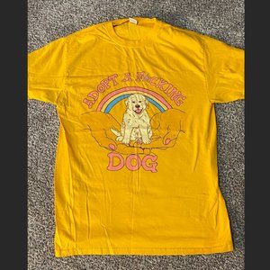Adopt a F**king Dog T-Shirt - Medium